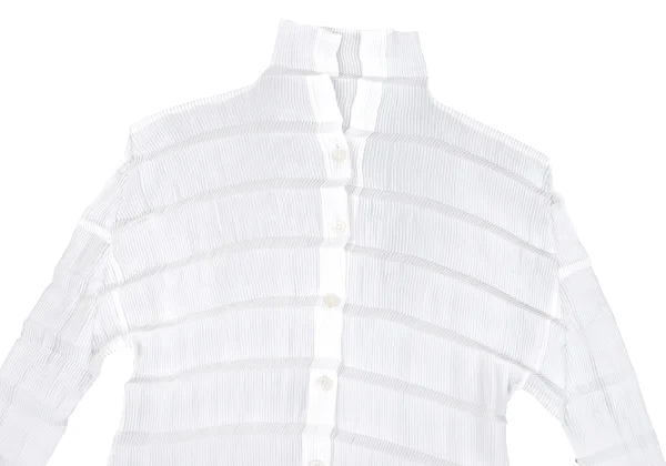 ISSEY MIYAKE Pleats See-through Shirt K-163368_003