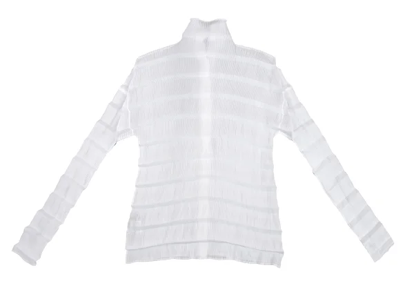 ISSEY MIYAKE Pleats See-through Shirt K-163368_010