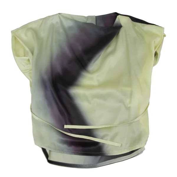 ISSEY MIYAKE Gradation Satin Blouse K-163369_002