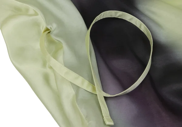 ISSEY MIYAKE Gradation Satin Blouse K-163369_011