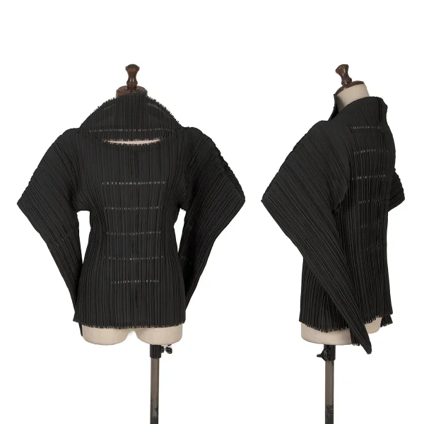 Unbranded Pinking Cutout Seam Deformation T-shirt Black M K-163370_001