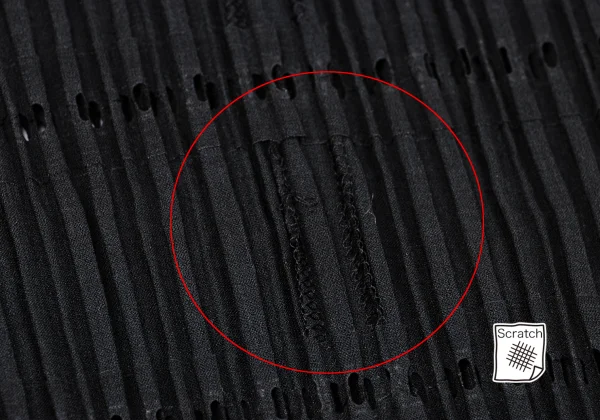 Unbranded Pinking Cutout Seam Deformation T-shirt K-163370_014