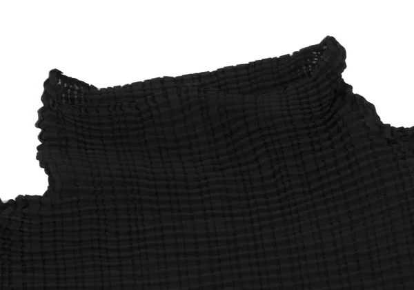 ISSEY MIYAKE Pleated Mock Neck T-shirt K-163371_004