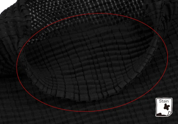 ISSEY MIYAKE Pleated Mock Neck T-shirt K-163371_006