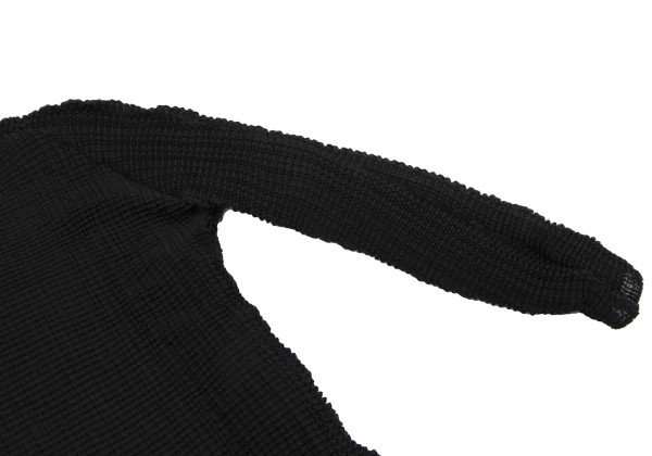 ISSEY MIYAKE Pleated Mock Neck T-shirt K-163371_007