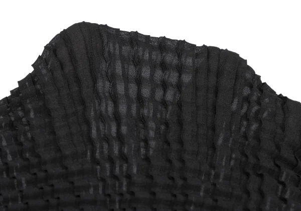 ISSEY MIYAKE Pleated Mock Neck T-shirt K-163371_012