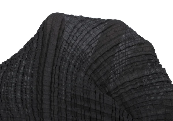 ISSEY MIYAKE Pleated Crew Neck T-shirt K-163372_011