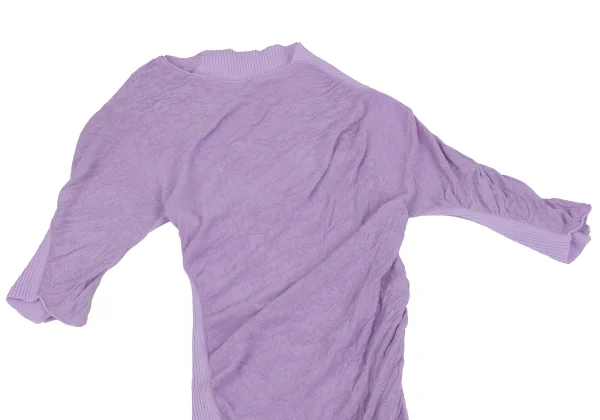 ISSEY MIYAKE Rib Switching Drape Design Knit K-163375_003