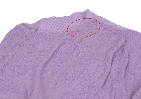 ISSEY MIYAKE Rib Switching Drape Design Knit K-163375_004