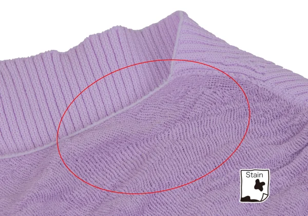 ISSEY MIYAKE Rib Switching Drape Design Knit K-163375_005