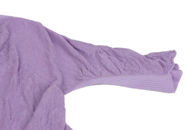 ISSEY MIYAKE Rib Switching Drape Design Knit K-163375_006