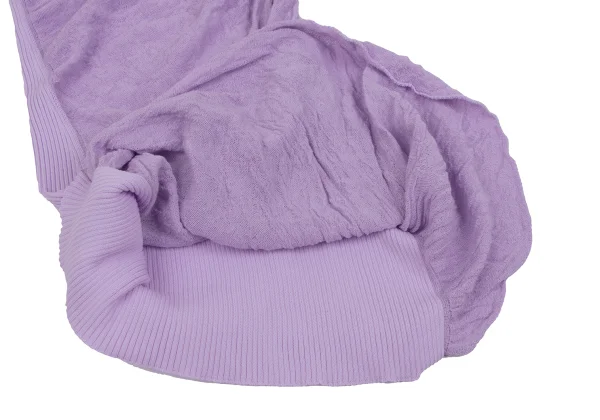 ISSEY MIYAKE Rib Switching Drape Design Knit K-163375_010