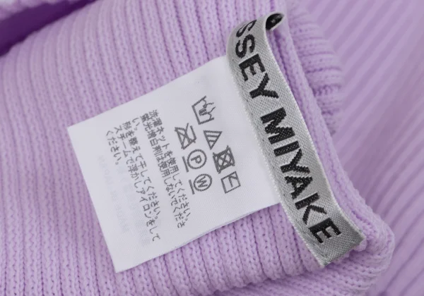 ISSEY MIYAKE Rib Switching Drape Design Knit K-163375_015