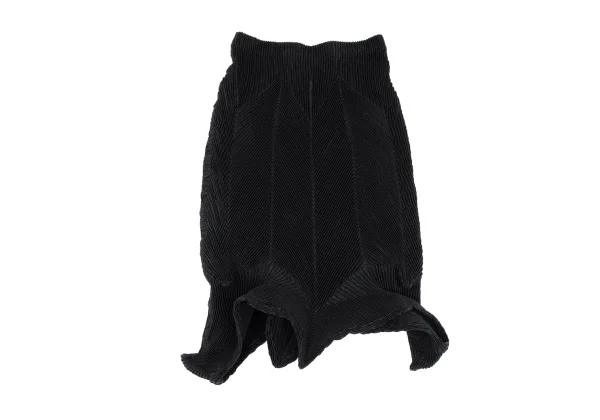 ISSEY MIYAKE 3D Steam Stretch Pleated Deformation Skirt K-163378_002