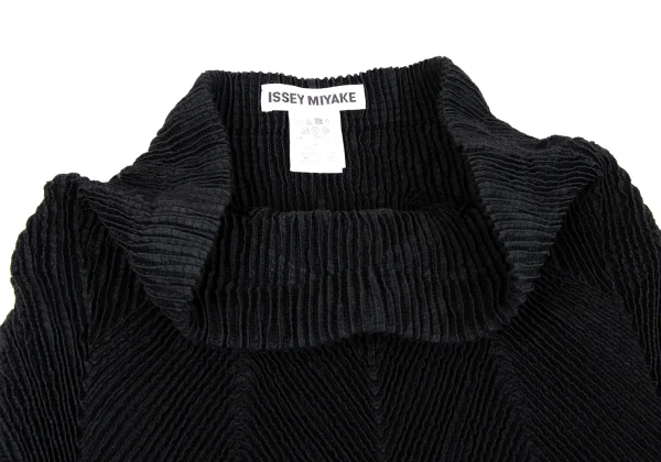 ISSEY MIYAKE 3D Steam Stretch Pleated Deformation Skirt K-163378_004