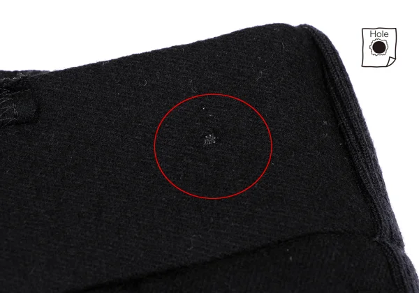 ISSEY MIYAKE Side Rib Switching Blend Wool Pants K-163382_003