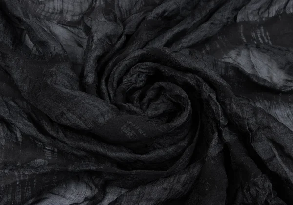 ISSEY MIYAKE Striped Sheer Large Stole K-163385_005