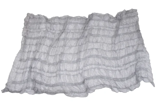 ISSEY MIYAKE Striped Sheer Large Stole K-163387_003