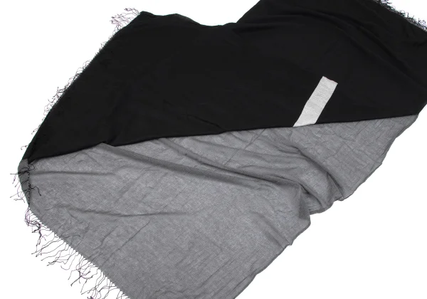 Unbranded Color Block Fringe Large Stole K-163390_004