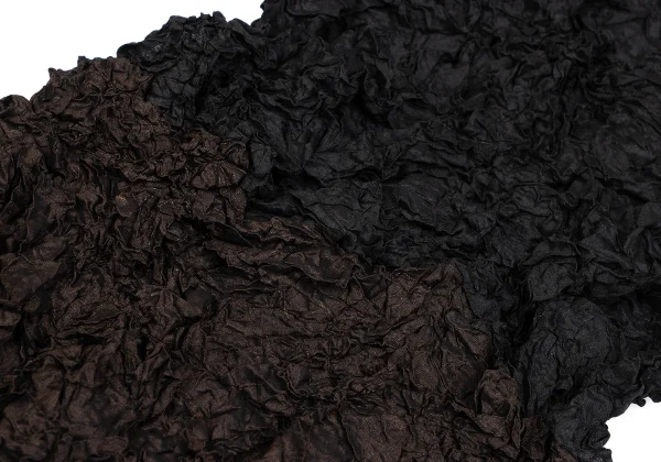 Unbranded Wrinkled Pleated Bicolor Switching Stole K-163391_003