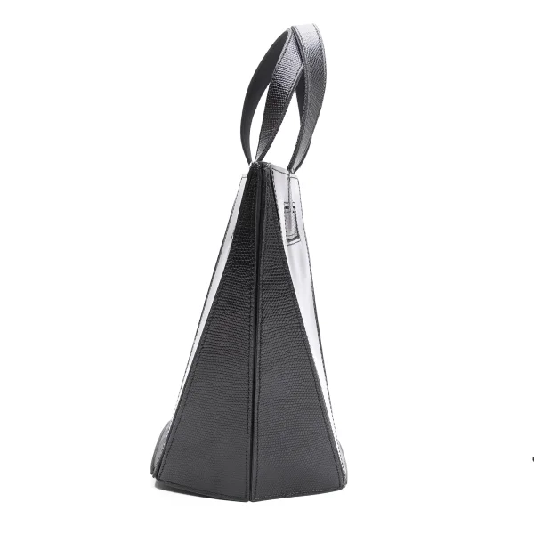 ISSEY MIYAKE Switching Leather Tote Bag K-163394_003