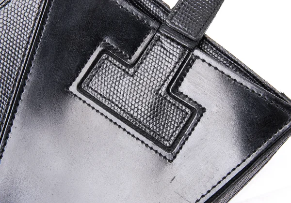 ISSEY MIYAKE Switching Leather Tote Bag K-163394_006