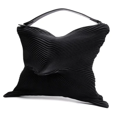 ISSEY MIYAKE 3D Stretch Pleats Shoulder Bag