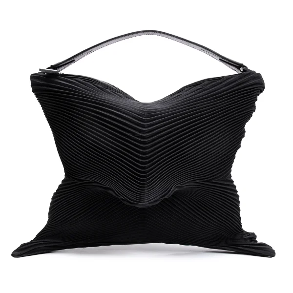 ISSEY MIYAKE 3D Stretch Pleats Shoulder Bag K-163397_002