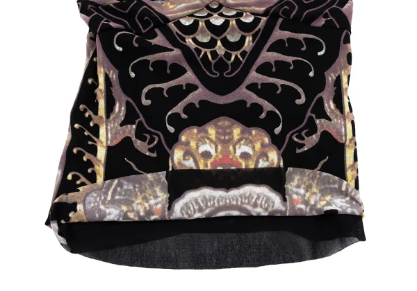 VIVIENNETAM Dragon Printed Mesh Camisole K-163400_008