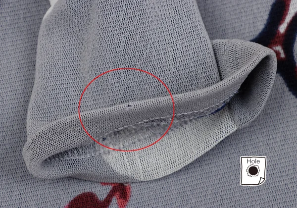 VIVIENNETAM Floral Printed Side Volume Mesh T-shirt K-163401_015