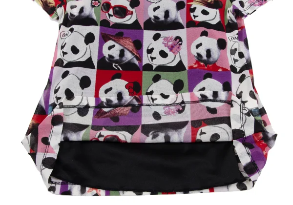 VIVIENNETAM Panda Printed Mesh Short Sleeve T-shirt K-163402_006