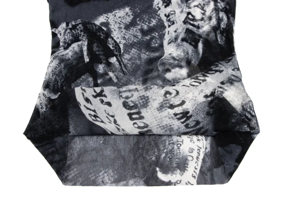 VIVIENNETAM Pig Printed Mesh Sleeveless Top K-163403_011