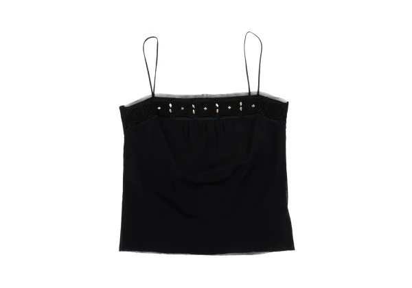 VIVIENNETAM Bijou Lace Patch Camisole K-163405_002