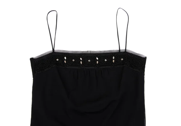 VIVIENNETAM Bijou Lace Patch Camisole K-163405_003