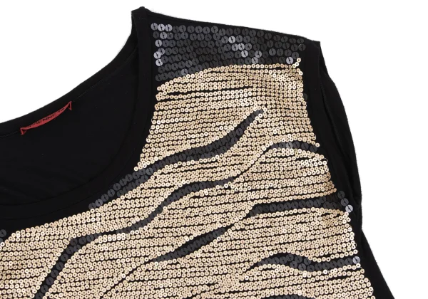 VIVIENNETAM Sequin Decorated Sleeveless Top K-163407_005