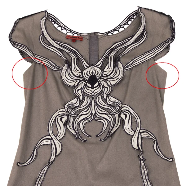 VIVIENNETAM Ethnic Patch Sleeveless Tunic K-163408_003