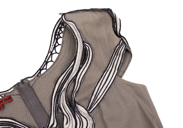 VIVIENNETAM Ethnic Patch Sleeveless Tunic K-163408_007