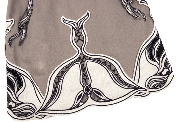 VIVIENNETAM Ethnic Patch Sleeveless Tunic K-163408_011