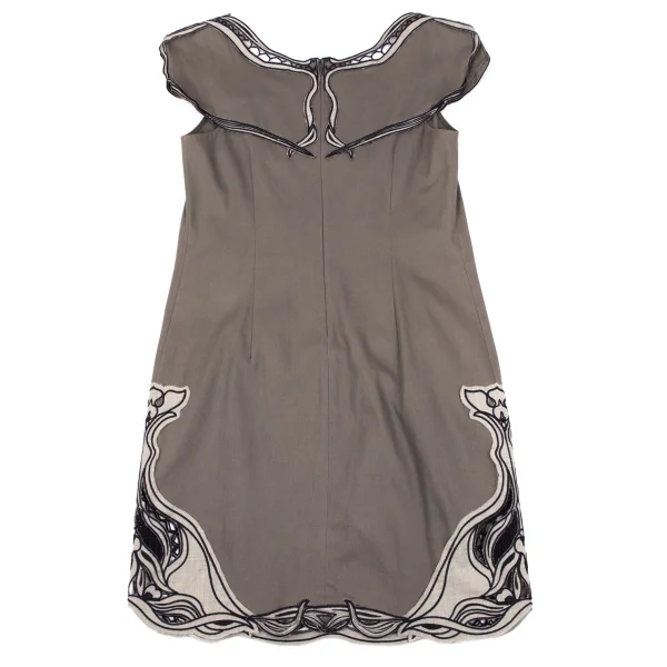 VIVIENNETAM Ethnic Patch Sleeveless Tunic K-163408_014