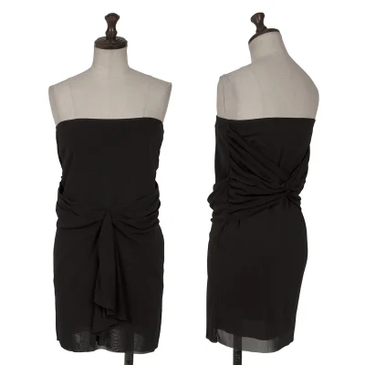 VIVIENNETAM Binding Design Mesh Tube Top