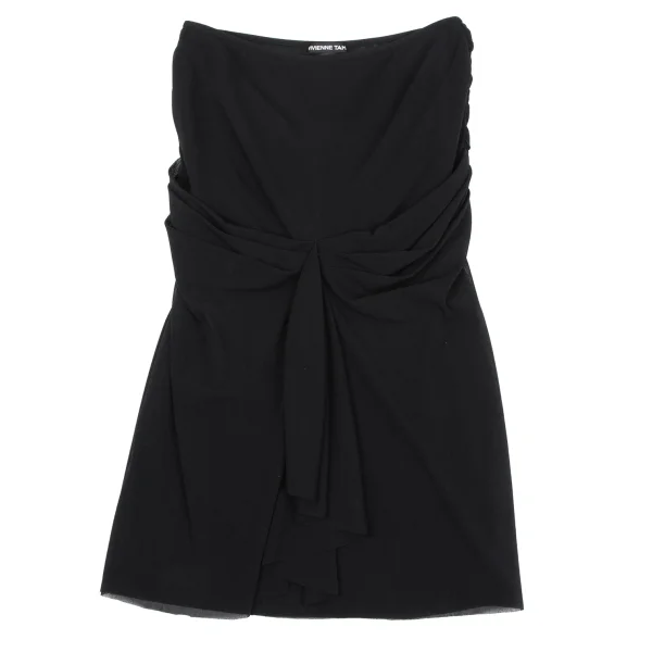 VIVIENNETAM Binding Design Mesh Tube Top K-163409_002