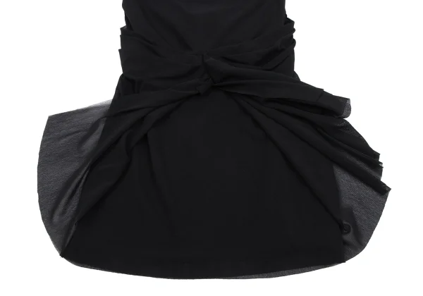 VIVIENNETAM Binding Design Mesh Tube Top K-163409_009