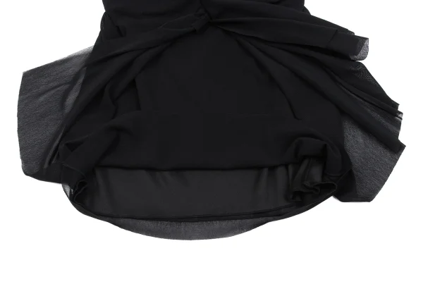 VIVIENNETAM Binding Design Mesh Tube Top K-163409_010