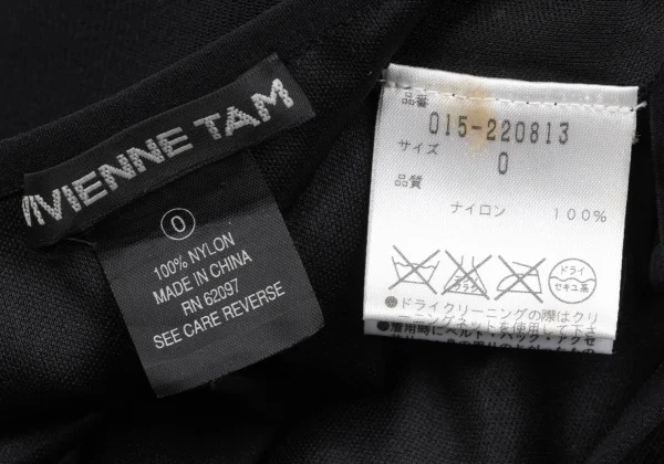 VIVIENNETAM Binding Design Mesh Tube Top K-163409_015