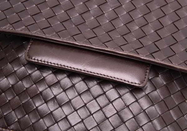 BOTTEGA VENETA Intrecciato Leather Chain Shoulder Bag K-163415_007