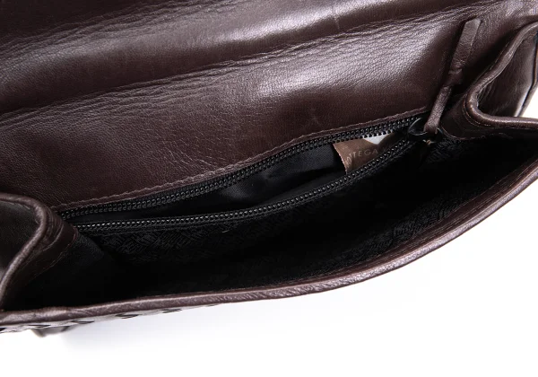 BOTTEGA VENETA Intrecciato Leather Chain Shoulder Bag K-163415_012