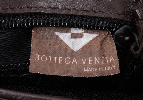 BOTTEGA VENETA Intrecciato Leather Chain Shoulder Bag K-163415_014