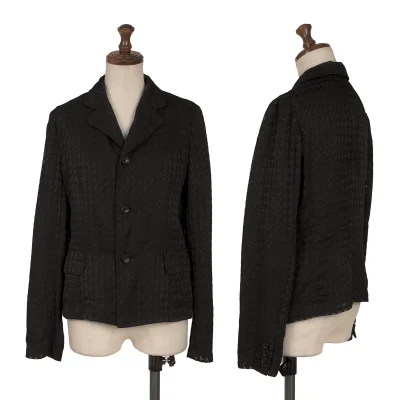 COMME des GARCONS Dot Lining Houndstooth Jacquard Jacket