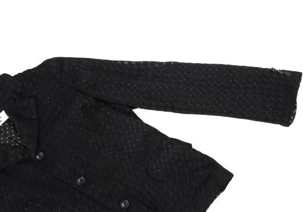 COMME des GARCONS Dot Lining Houndstooth Jacquard Jacket K-163418_010
