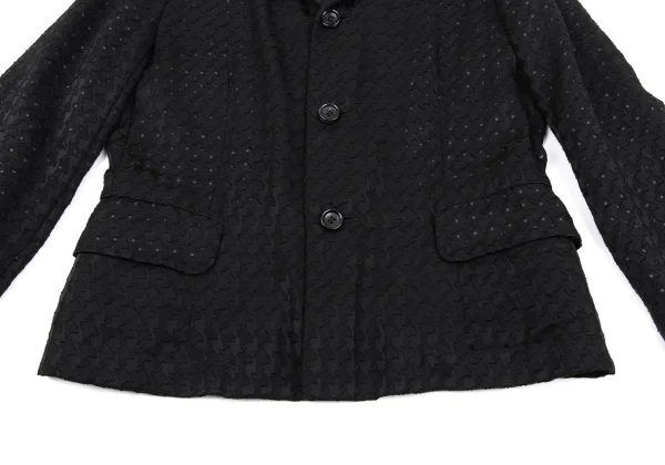 COMME des GARCONS Dot Lining Houndstooth Jacquard Jacket K-163418_014